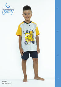 BOY'S PAJAMA M/M L25065 Tellini S.r.l. Wholesale Clothing